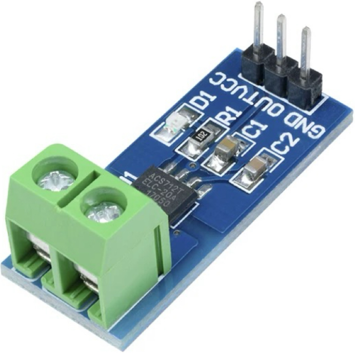 ACS712 Hall Effect Sensor 20A module board